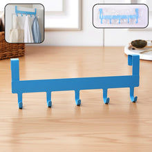 Multi metal 4 hook hanging rack for wall