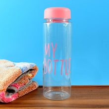 Transparent Bottle with Lock Cap