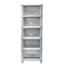 Multi-Purpose Anti-Slip 5 Layer Modular Drawer Storage System (68×33 Cm)