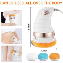 Body Sculpting Massager with 3 Pads – Adjustable Speed Handheld Body Massager
