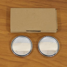 Car Silver Round Blind Spot adjustable Mirror 2 Pc