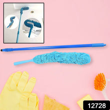 Adjustable Long Handle Microfiber Dust Brush – Foldable Ceiling & Appliance Cleaner