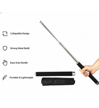 Multi-Function Collapsible Self Defense Stick Extended