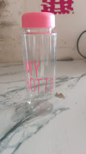 350 ml Approx Transparent Plastic Water Bottle with Leakproof Lid (1 Pc)