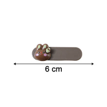 Cute Bunny Face Decorative Hair Clips Set (4 Pc)
