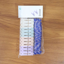 Outdoor drying rope