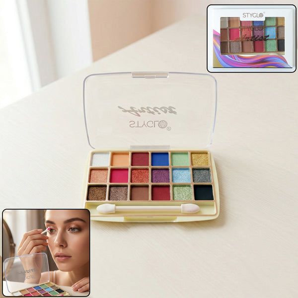 18 color eyeshadow palette