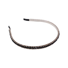 Decorative black metal headband