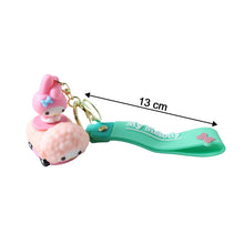 Cute Cartoon Character Silicone Keychain (1 Pc)