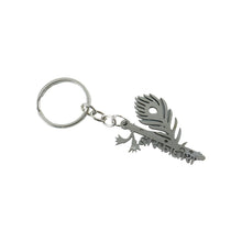 religious krishna feather keychain